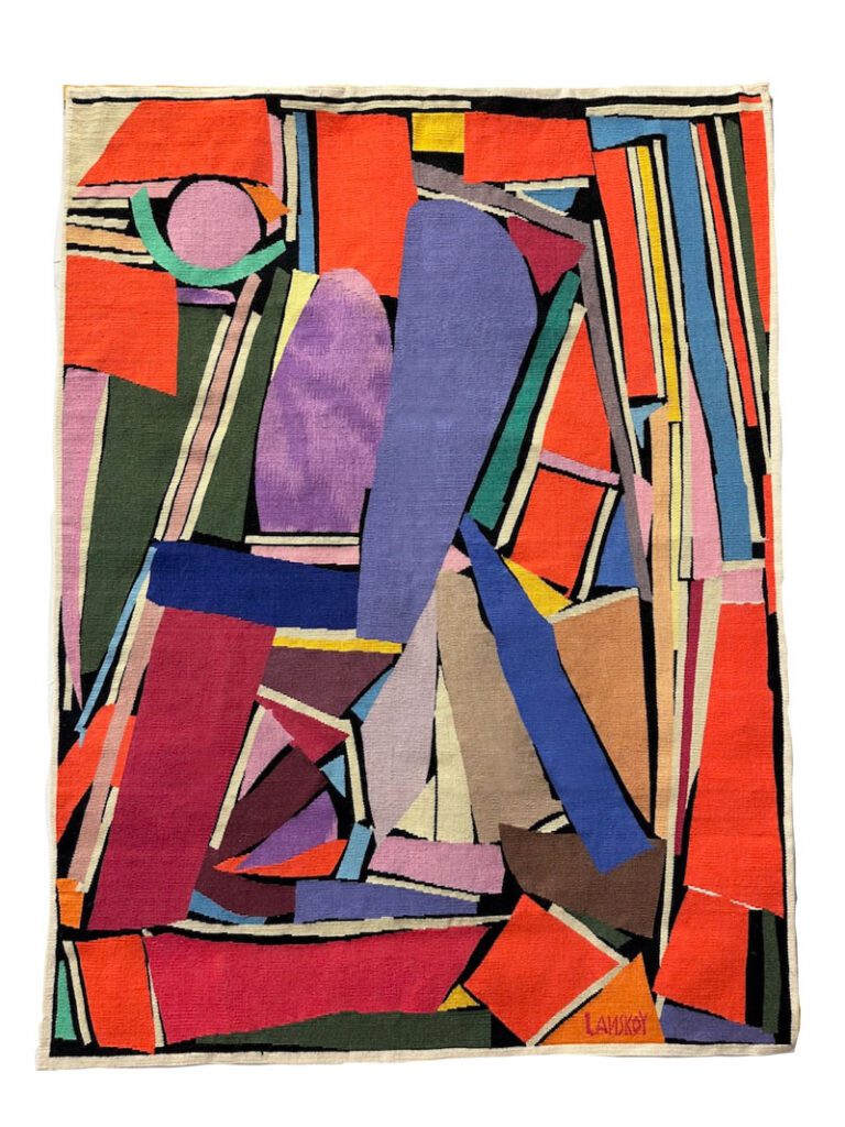 “Composition-1968” Aubusson tapestry